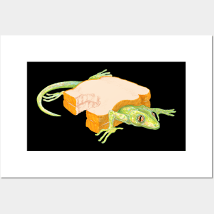 Lizard Sandwich Posters and Art